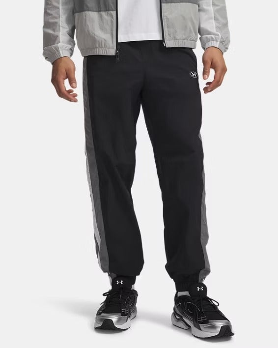 UNDER ARMOUR Jogger Uomo ICON WOVEN TRACK-Black White