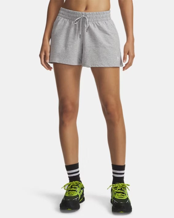 UNDER ARMOUR Shorts Donna Sport Terry-Mod Gray