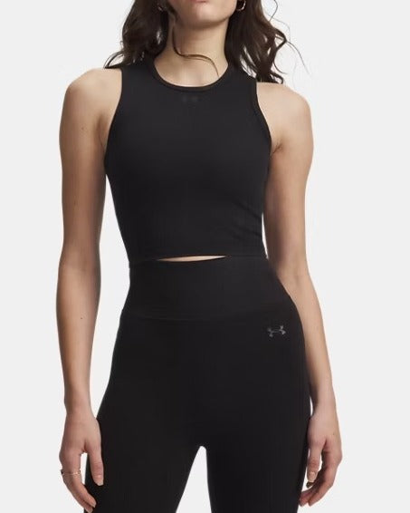 UNDER ARMOUR Canotta Donna SEAMLESS COTTON-Black