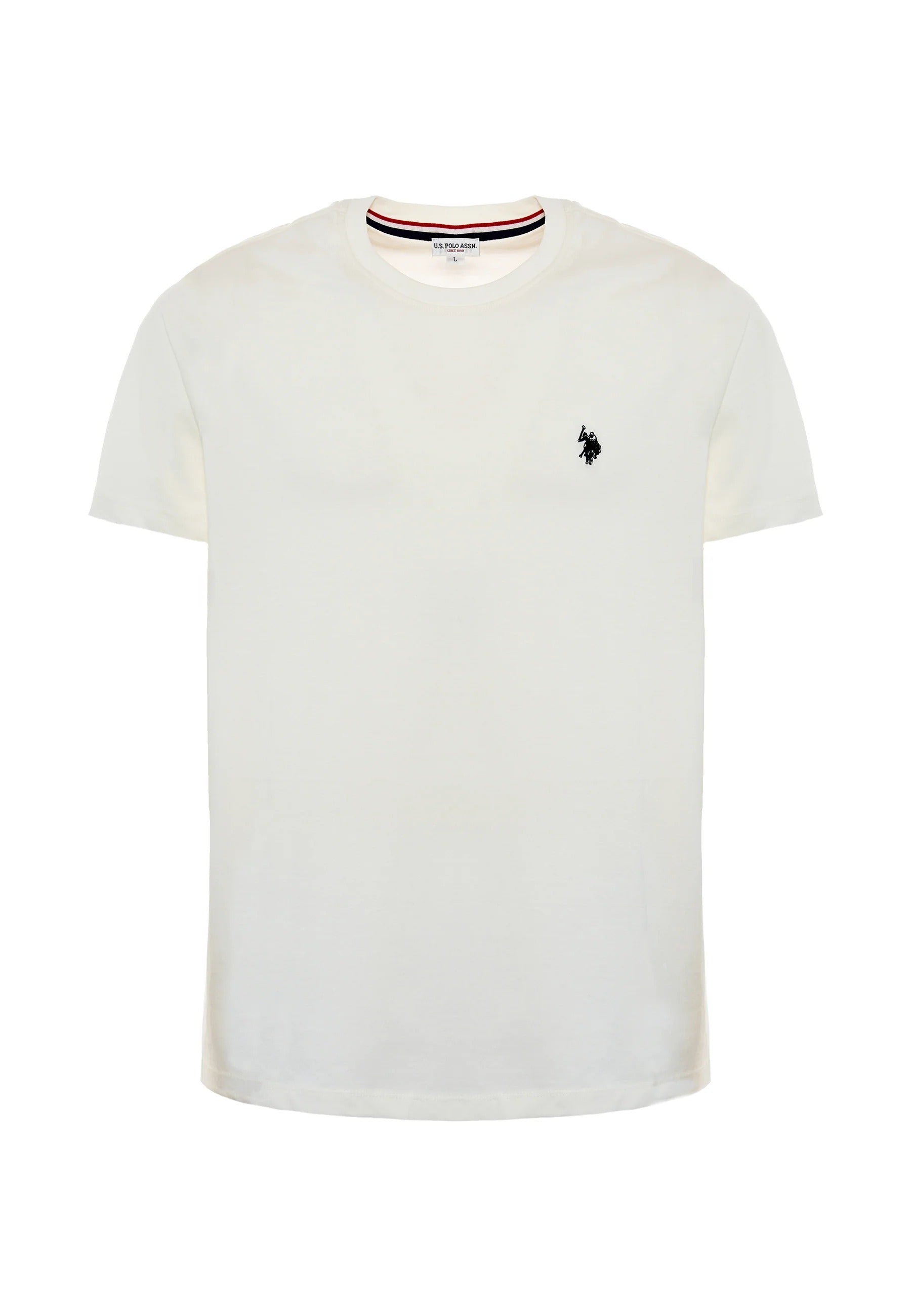 U.S. POLO ASSN. T-Shirt Uomo MICK BASIC-Bianco