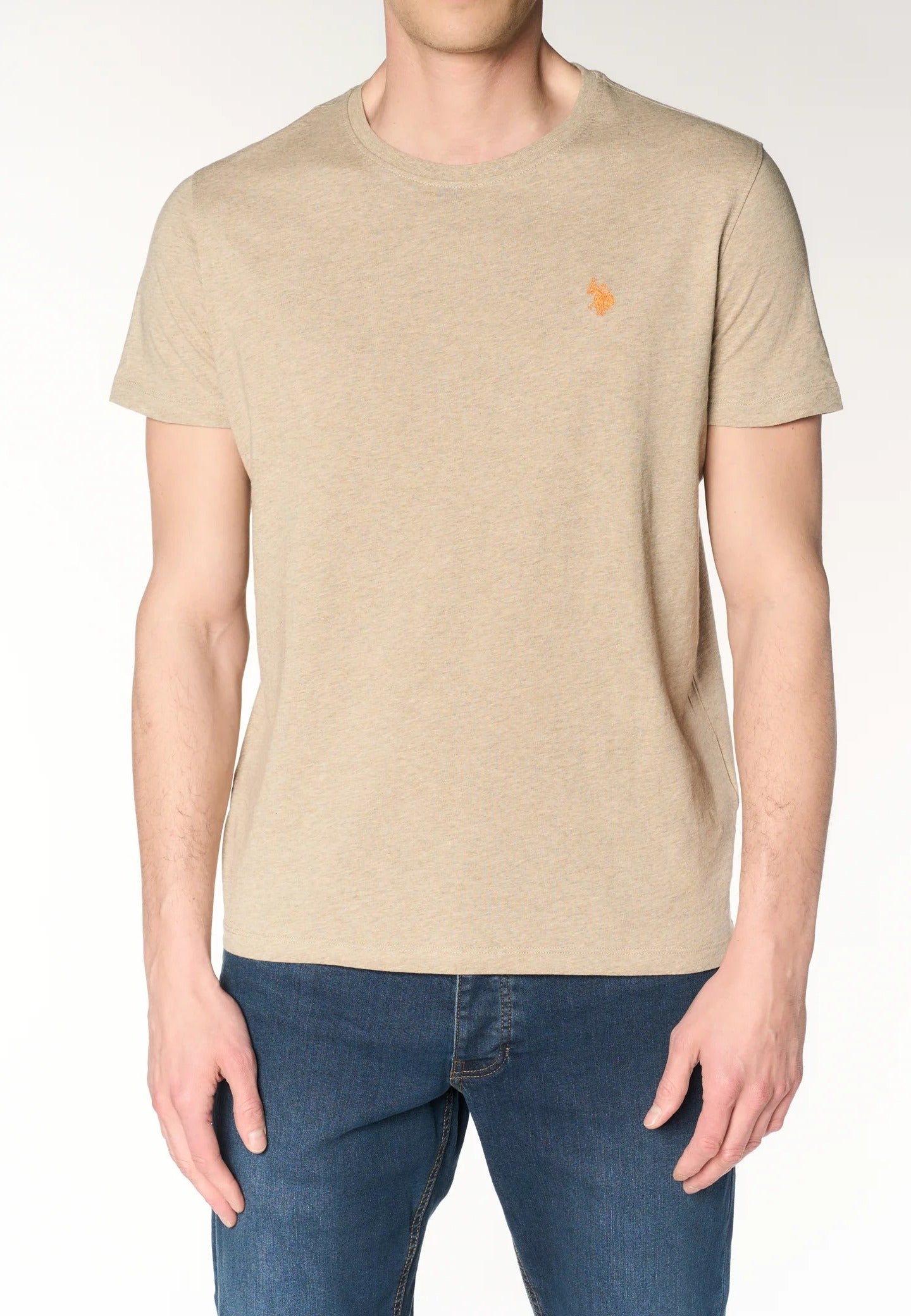 U.S. Polo ASSN. T-Shirt Uomo MICKY-Sabbia