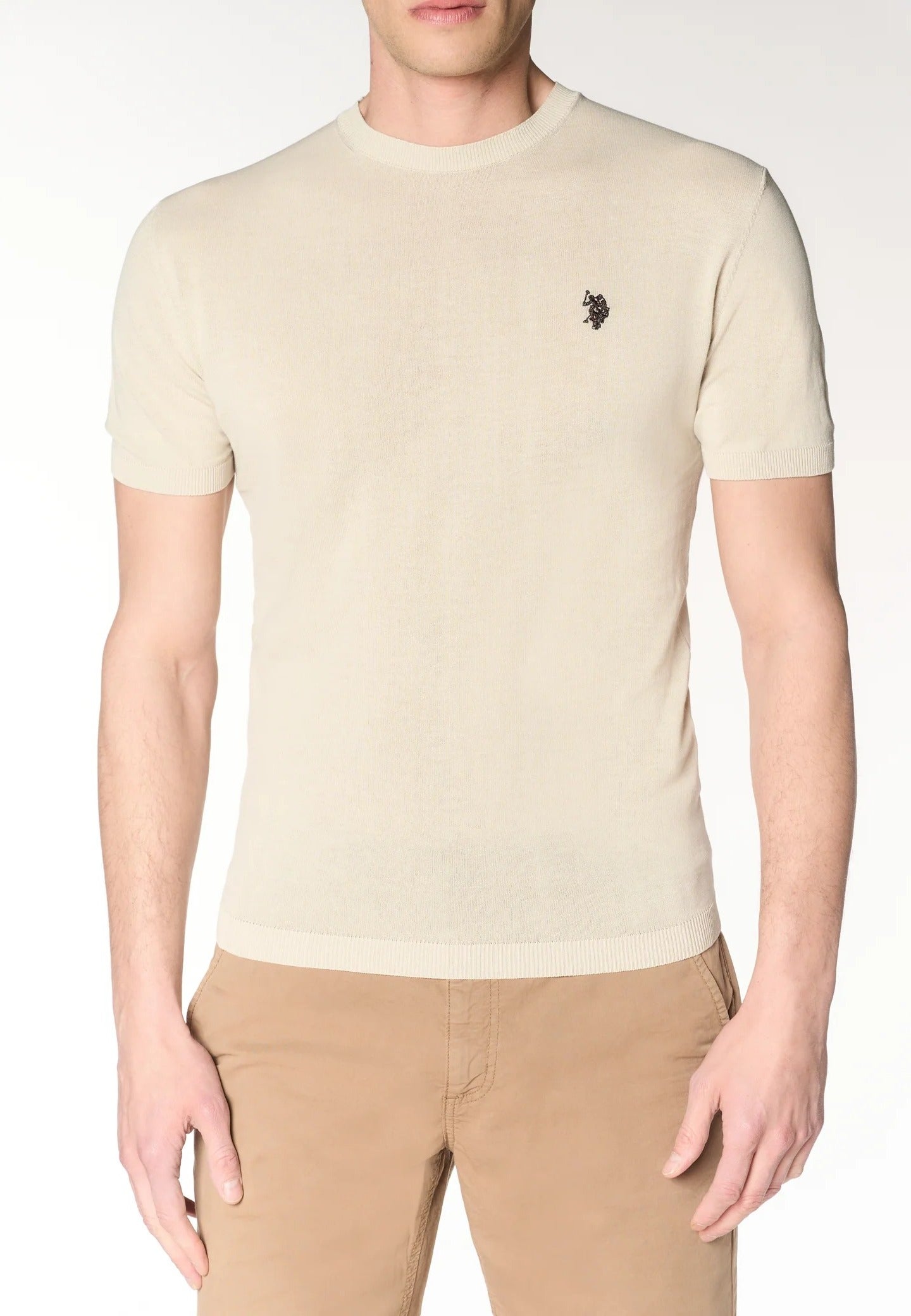 U.S. Polo ASSN. Maglia Uomo IKE-Beige