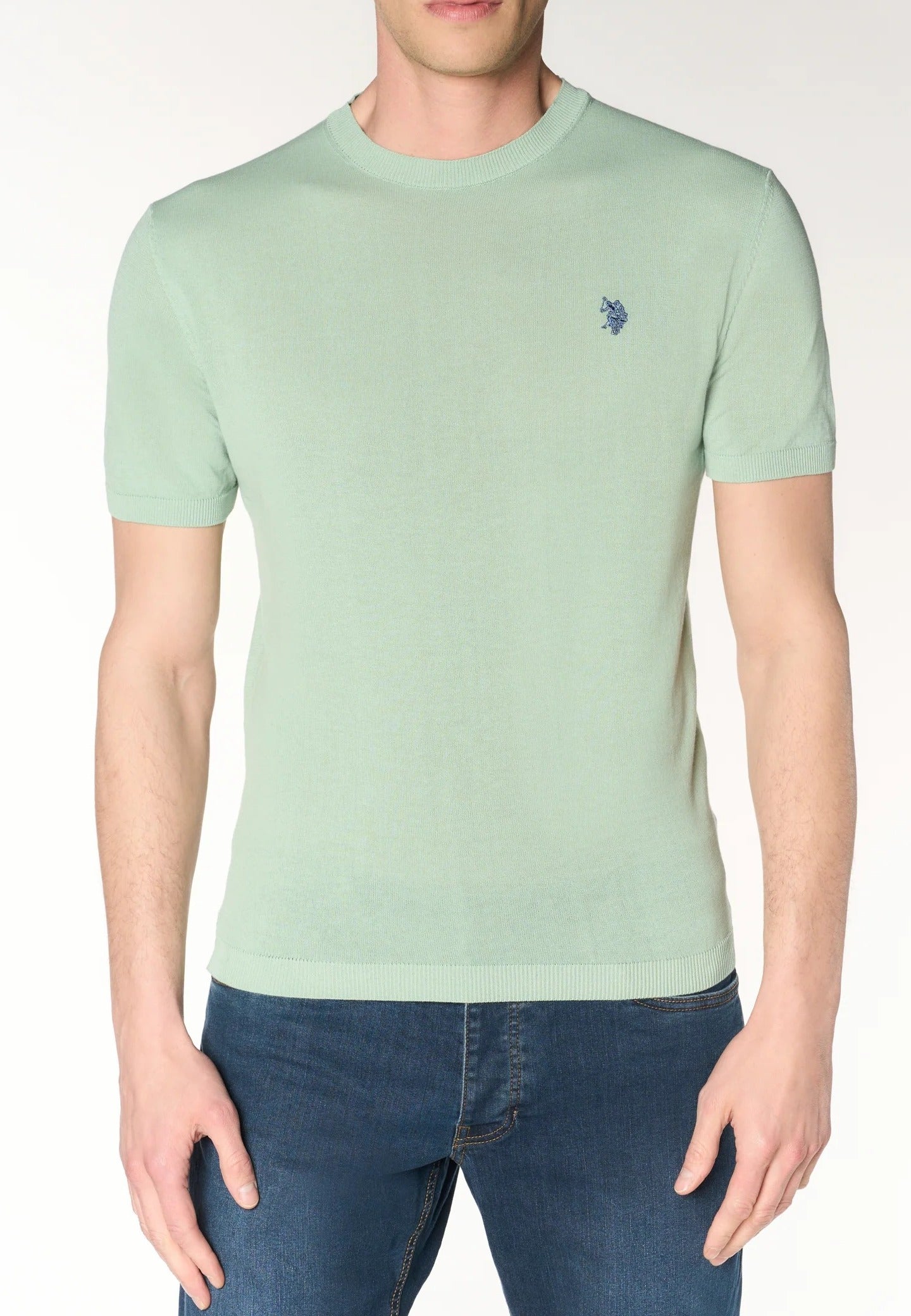 U.S. Polo ASSN. Maglia Uomo IKE-Verde Menta