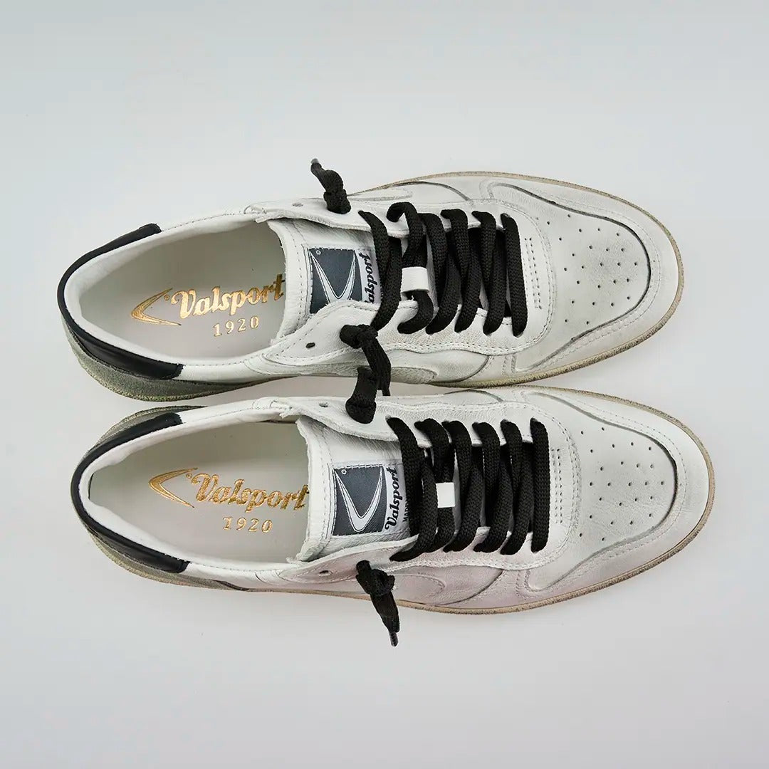 VALSPORT Sneaker Uomo DAVIS HERITAGE-Bianco Nero