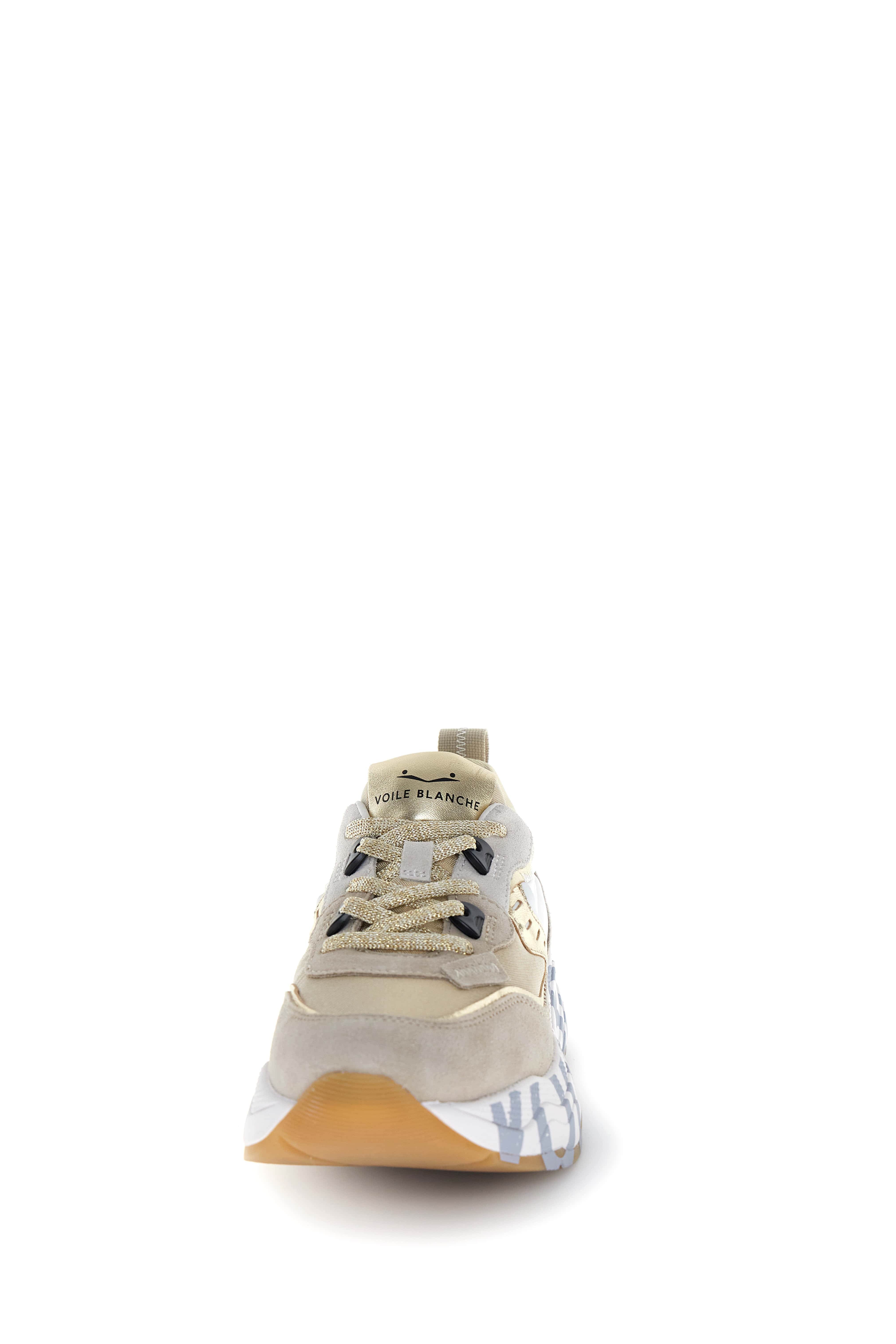 VOILE BLANCHE Sneaker Donna Club 105-Beige/Platino