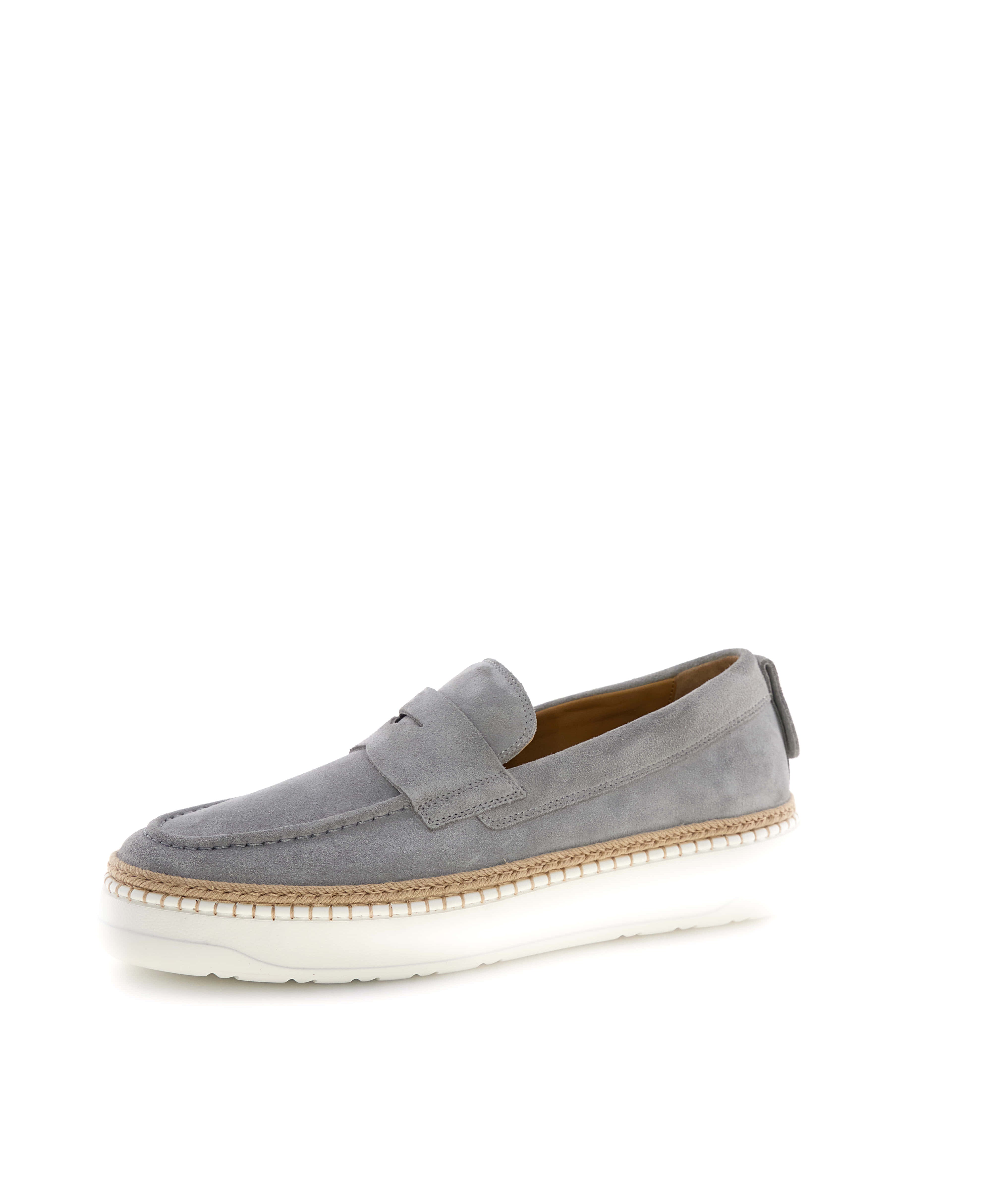 VOILE BLANCHE Mocassino Uomo LAYTON MOK 3-Grigio