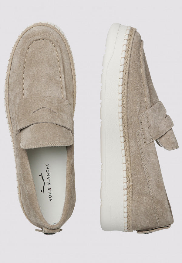 VOILE BLANCHE Mocassino Uomo LAYTON MOK 3-Sabbia