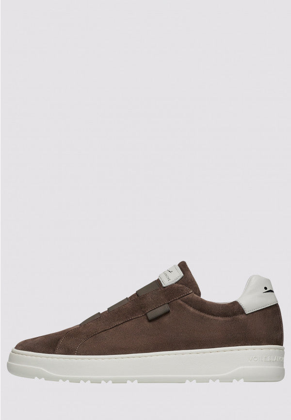 VOILE BLANCHE Men's Sneaker LAYTON FLEX-Brown | Walcor SRL