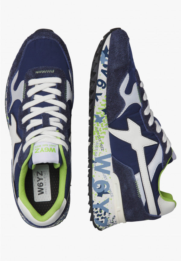 W6YZ Sneaker Uomo Yak-M-Navy/Bianco