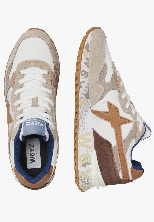 W6YZ Sneaker Uomo Yak-M-Bianco/Marrone