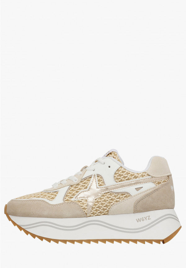 W6YZ Sneaker Donna Deva W-Cipria/Bianco