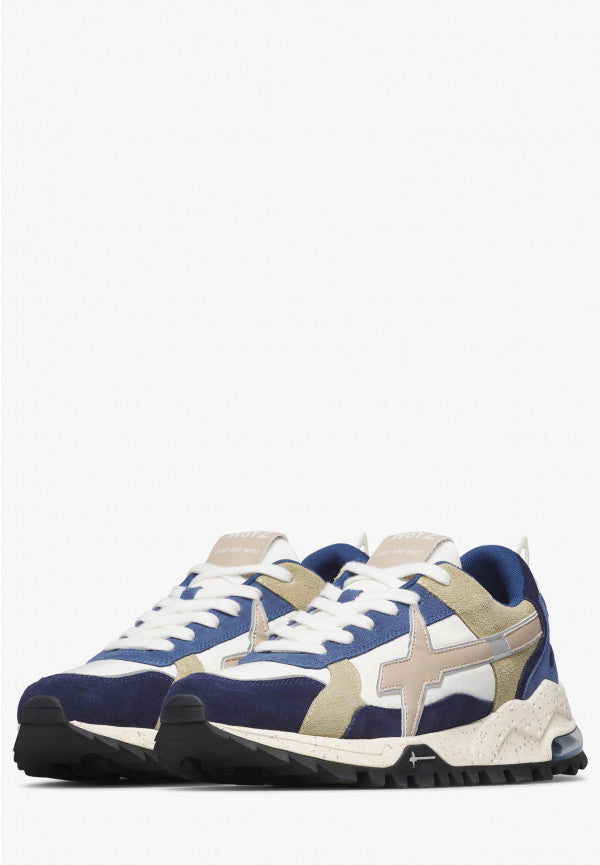W6YZ Sneaker Uomo Breeze 3-M-Navy/Bianco/Beige