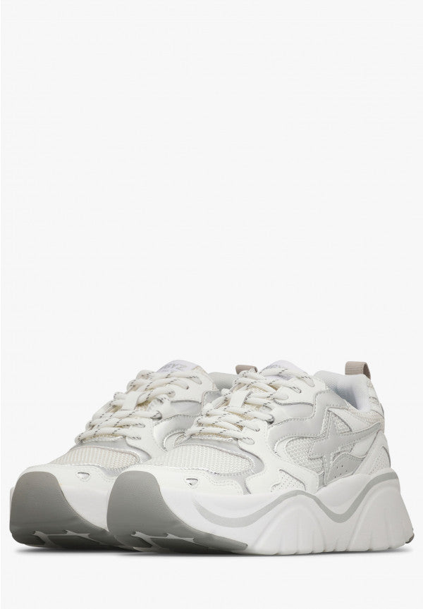W6YZ Sneaker Donna MIA-W-Bianco/Argento