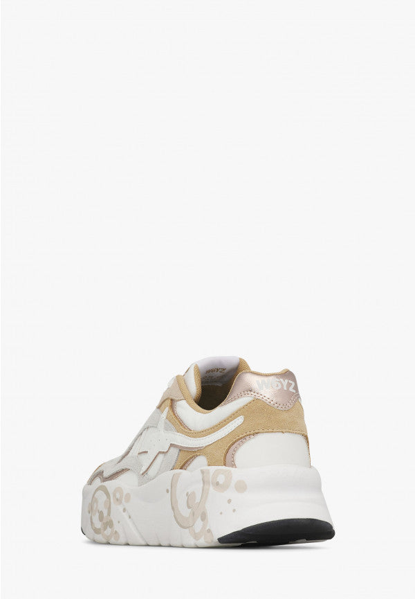 W6YZ Sneaker Donna IDA-W-Tortora/Bianco