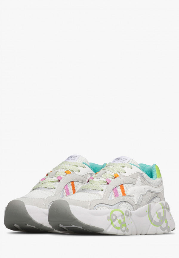 W6YZ Sneaker Donna IDA-W-Bianco/Multicolor