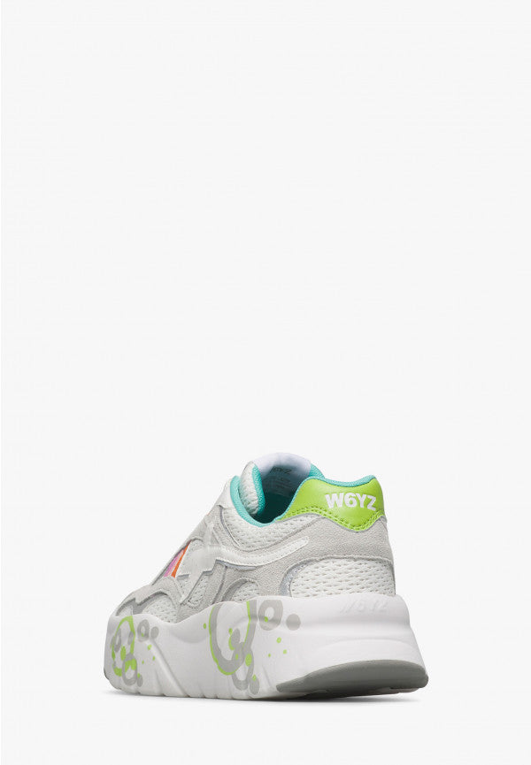 W6YZ Sneaker Donna IDA-W-Bianco/Multicolor