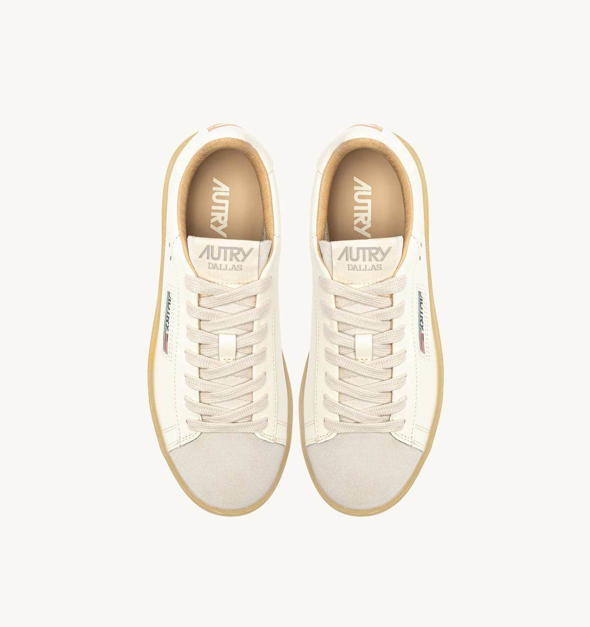 AUTRY Sneaker Uomo DALLAS LOW-White Marshmallow