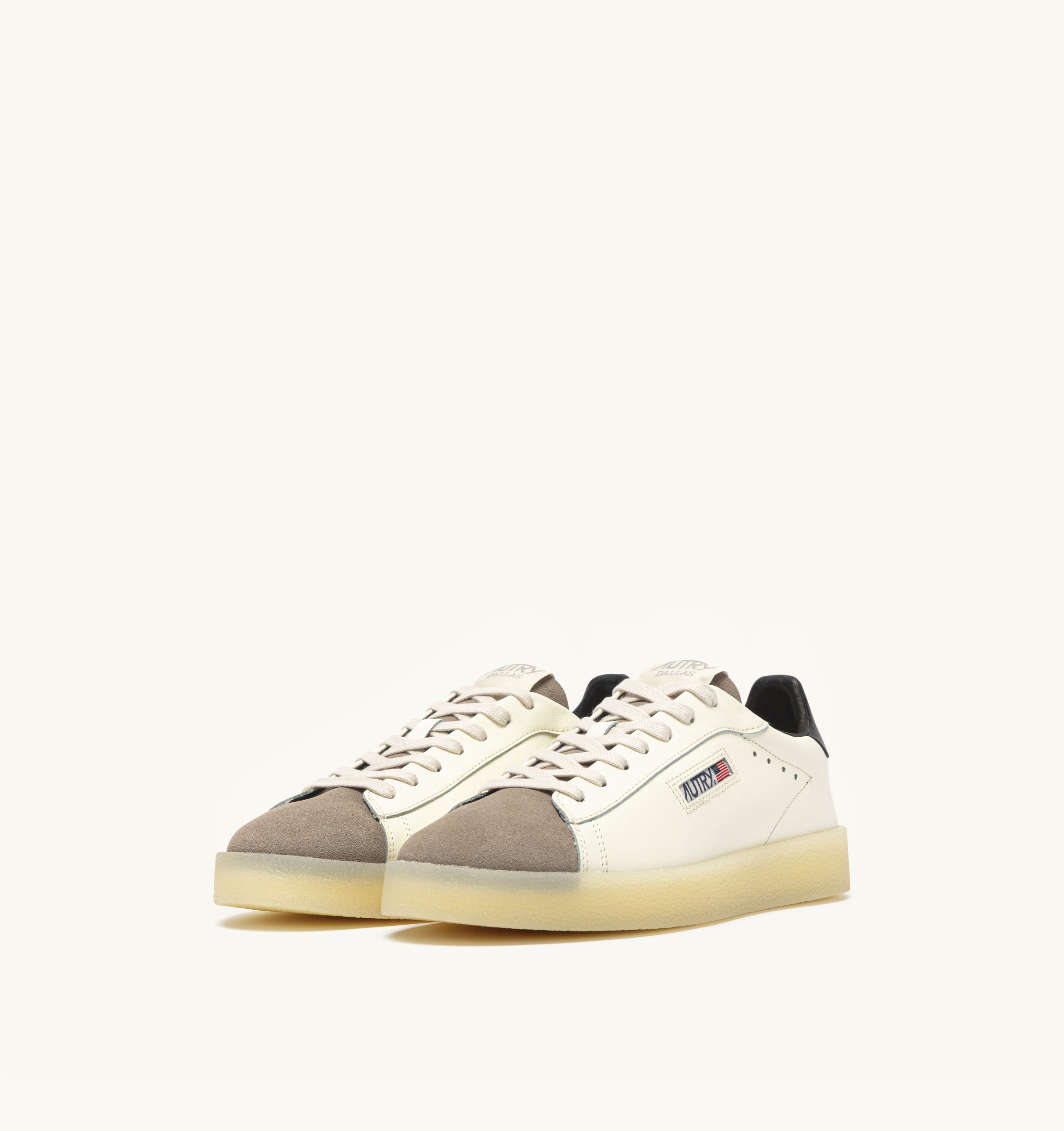 AUTRY Sneaker Uomo DALLAS LOW-White Marshmallow Black