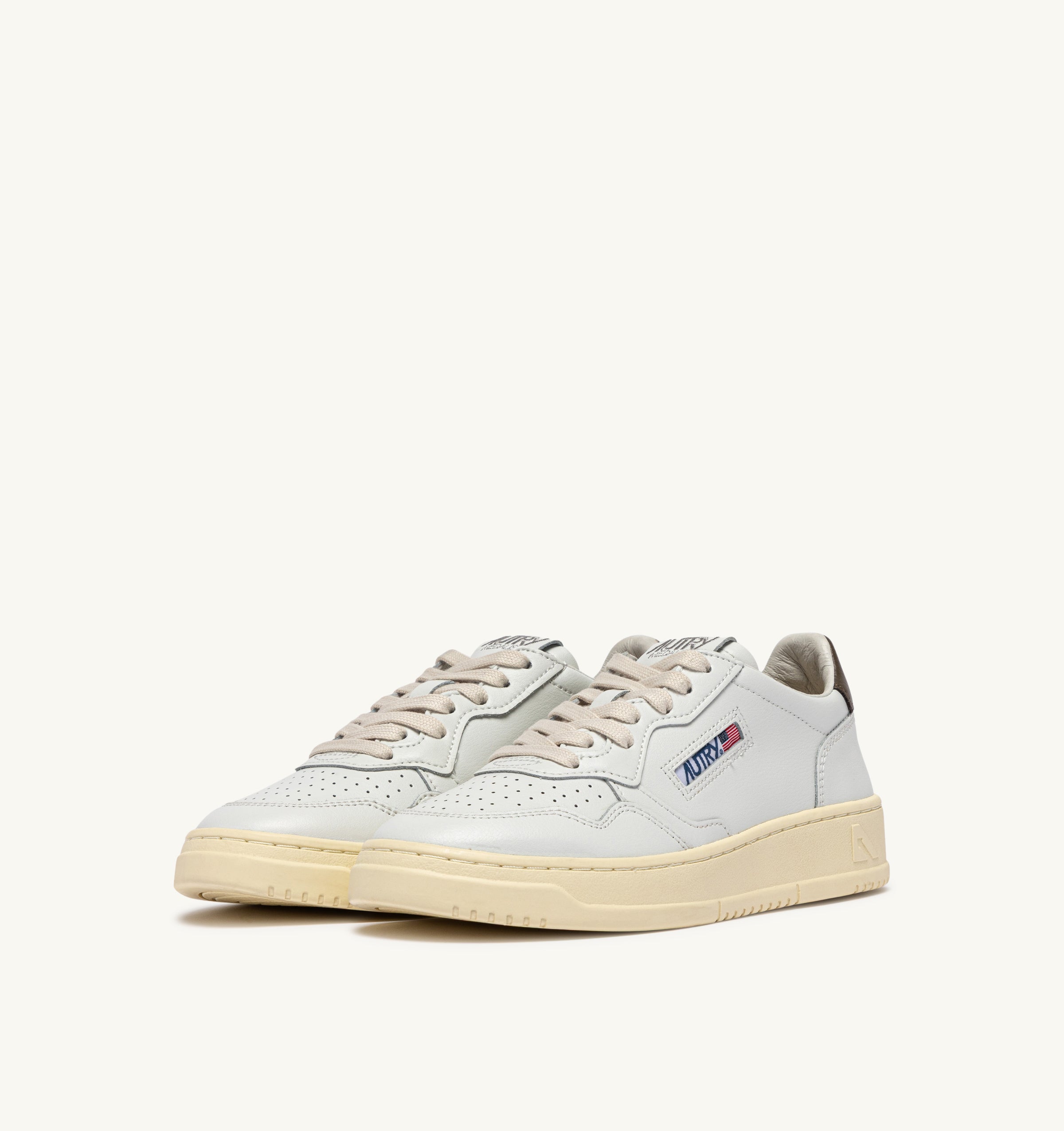 AUTRY Sneaker Uomo MEDALIST LOW-White Choco