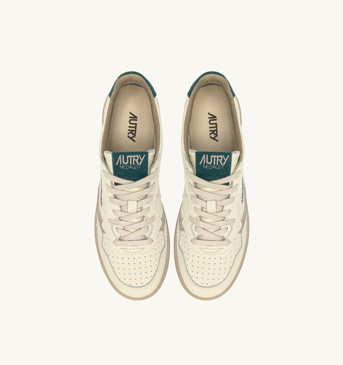 AUTRY Sneaker Uomo MEDALIST LOW-White Dark Sea Featgray