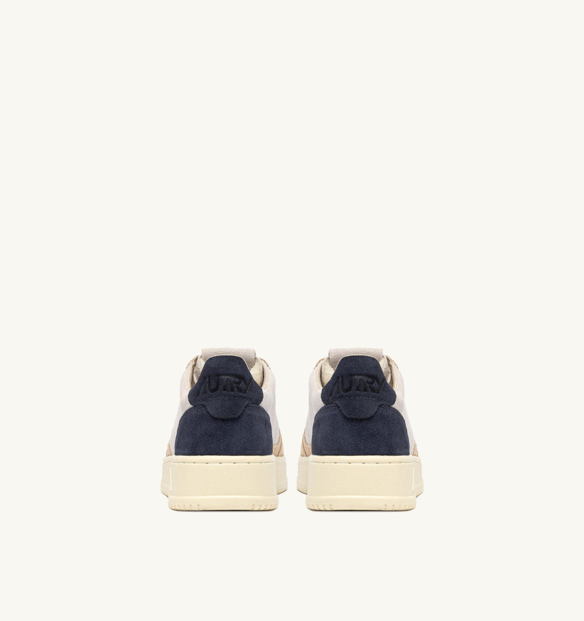 AUTRY Sneaker Uomo Medalist Low Tricolor-White Sand Blu Space