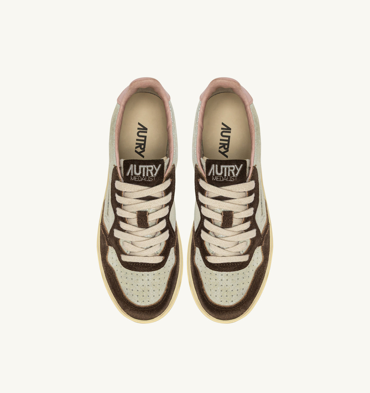 AUTRY Sneaker Donna Medalist Low-Silver Mustang