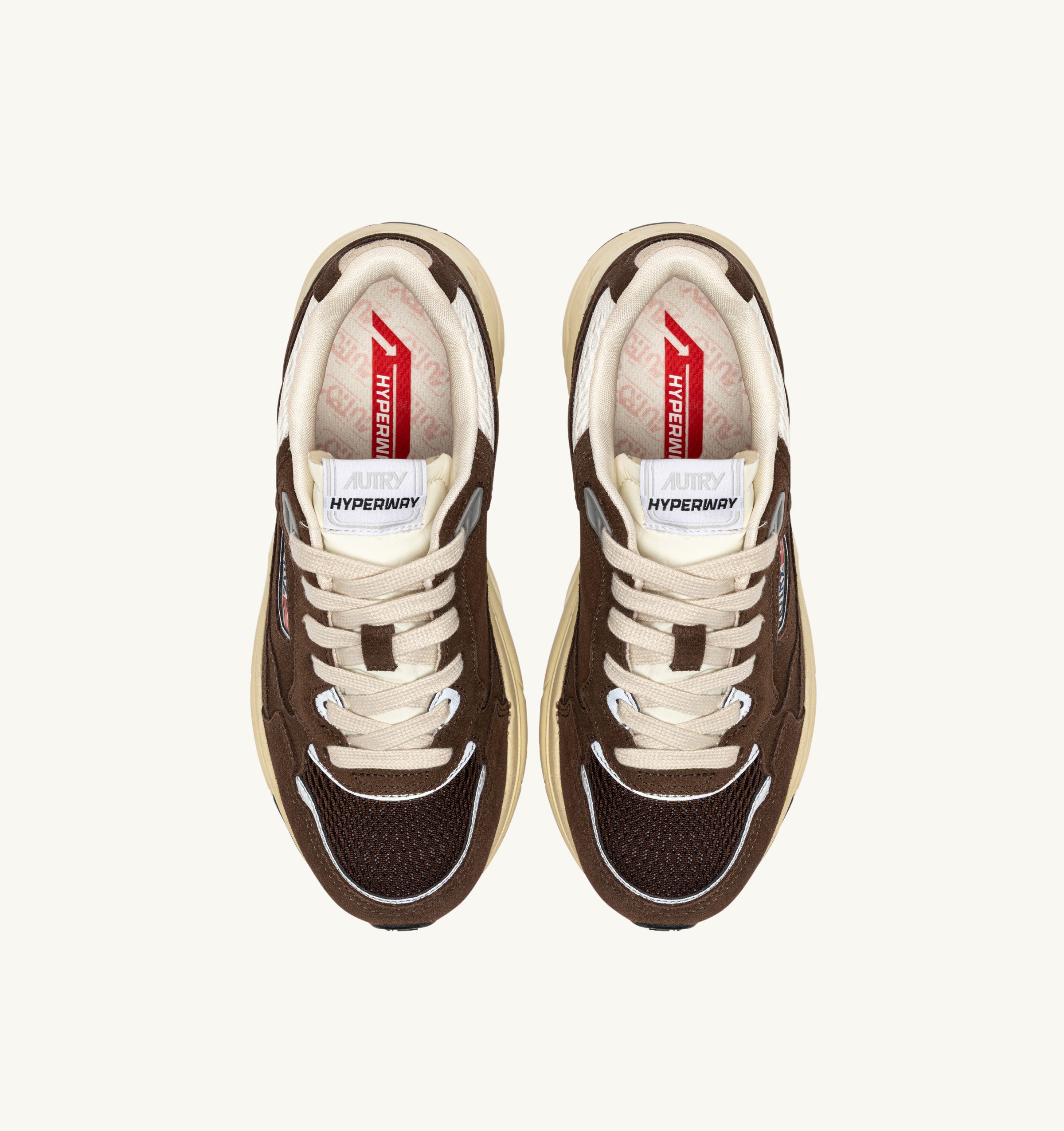 AUTRY Sneaker Uomo HYPERWAY LOW-Cotto Marshmallow