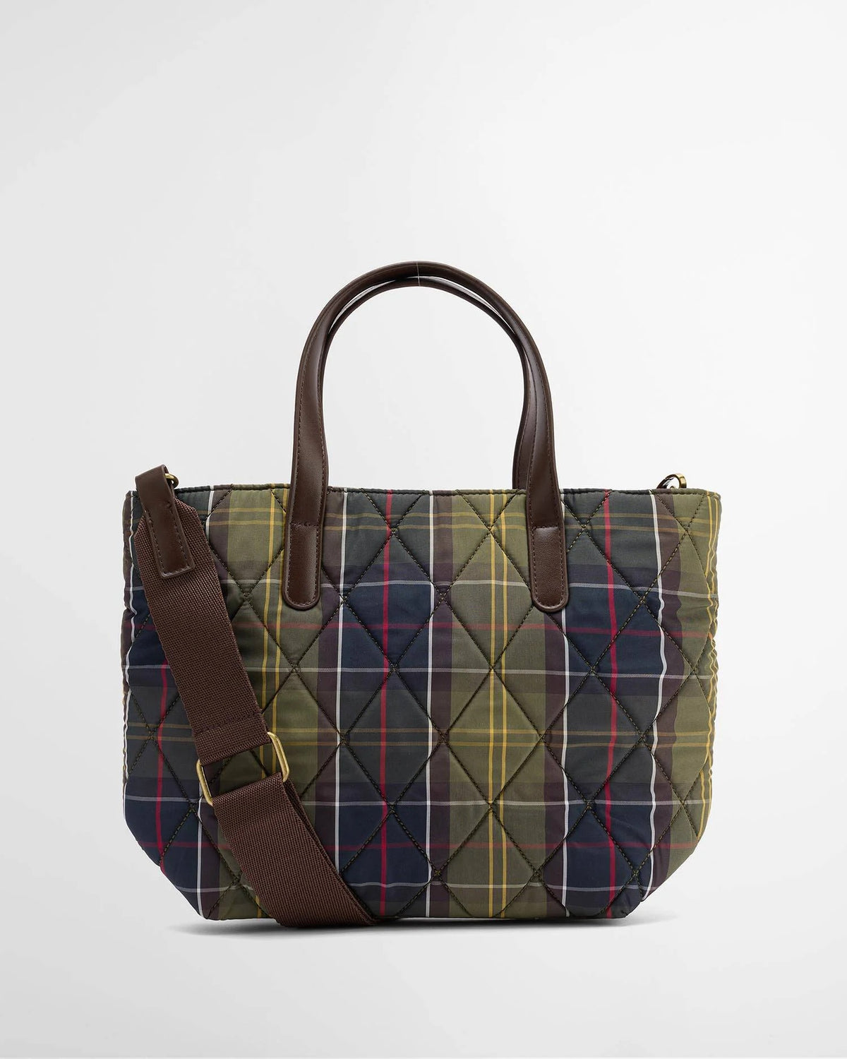 BARBOUR Borsa Donna Mini Quilted Tote Bag-Classic Tartan