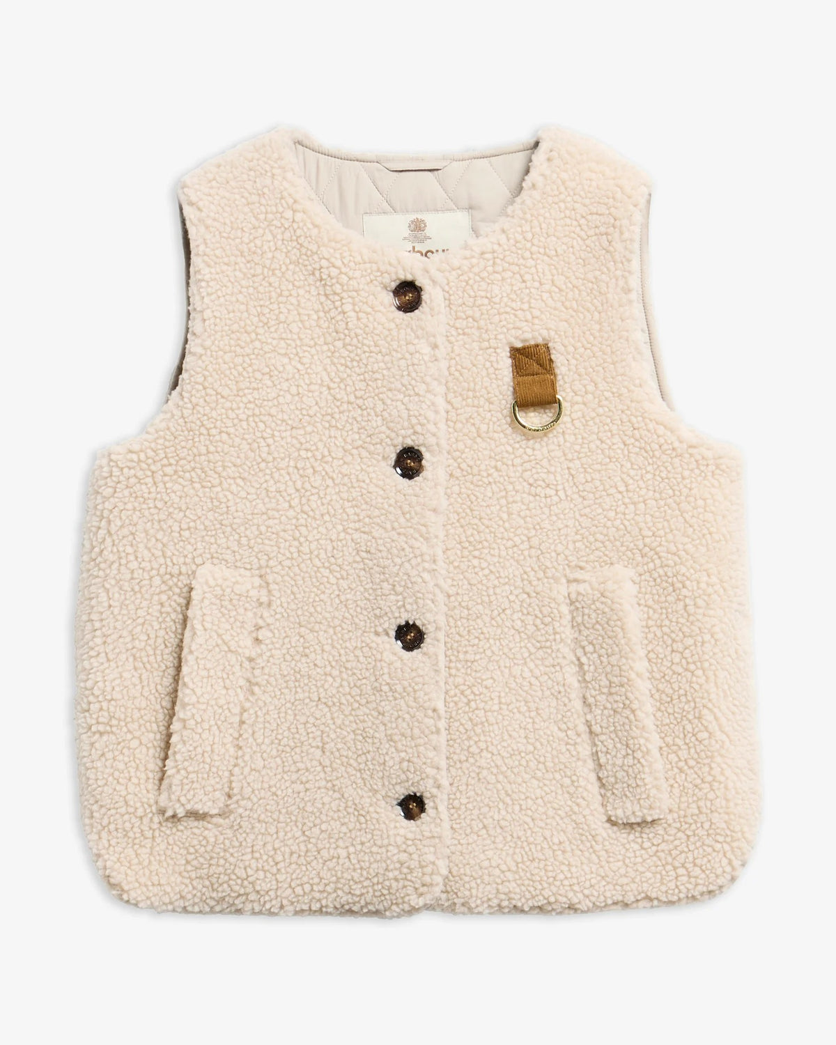 BARBOUR Gilet Donna BOWES-Ecru