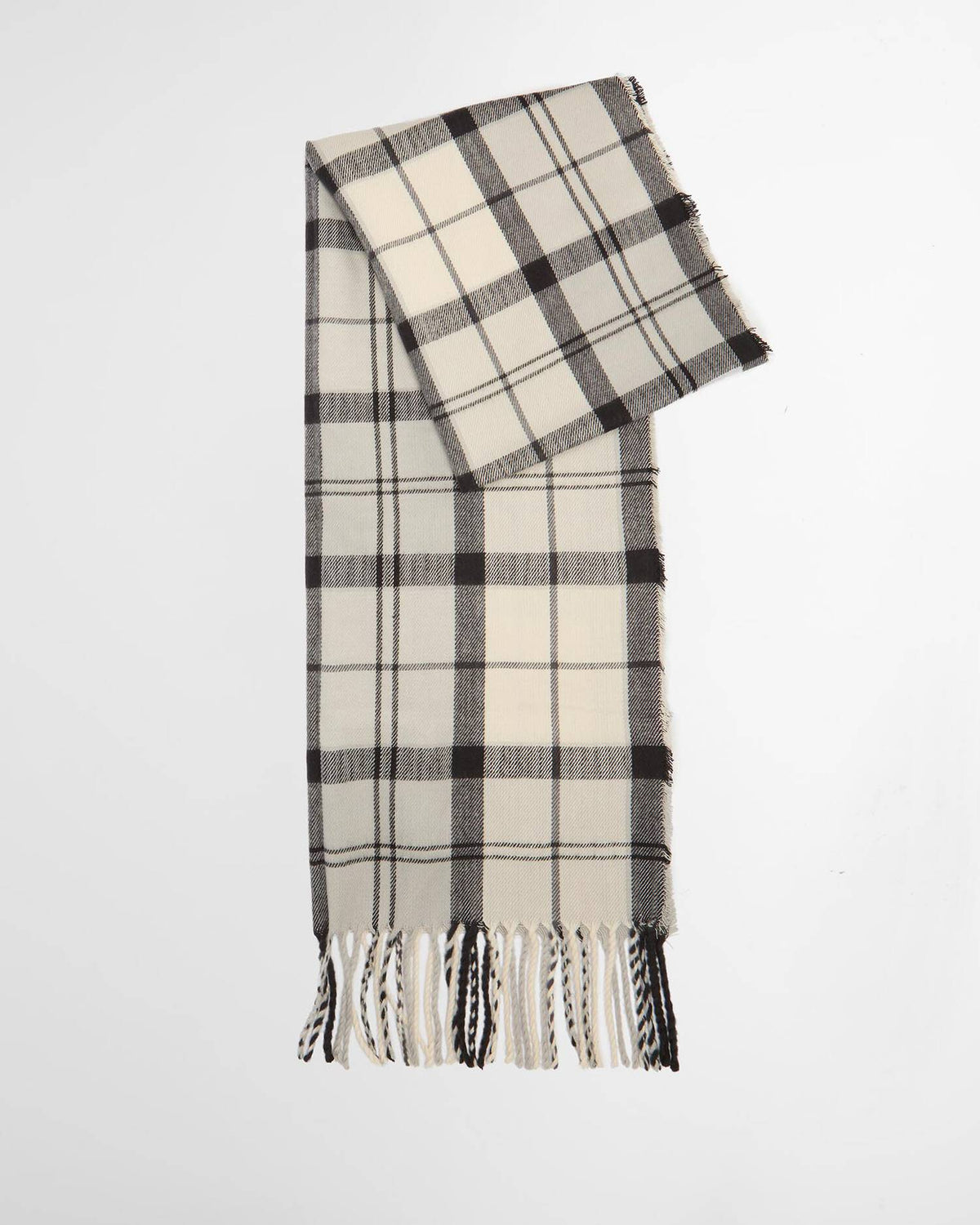 BARBOUR Set Donna Berretto Dover Sciarpa Hailes-Monochrome Tartan