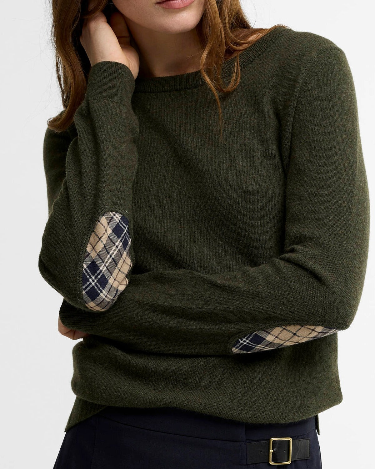 BARBOUR Maglia Donna Girocollo Pendle-Olive