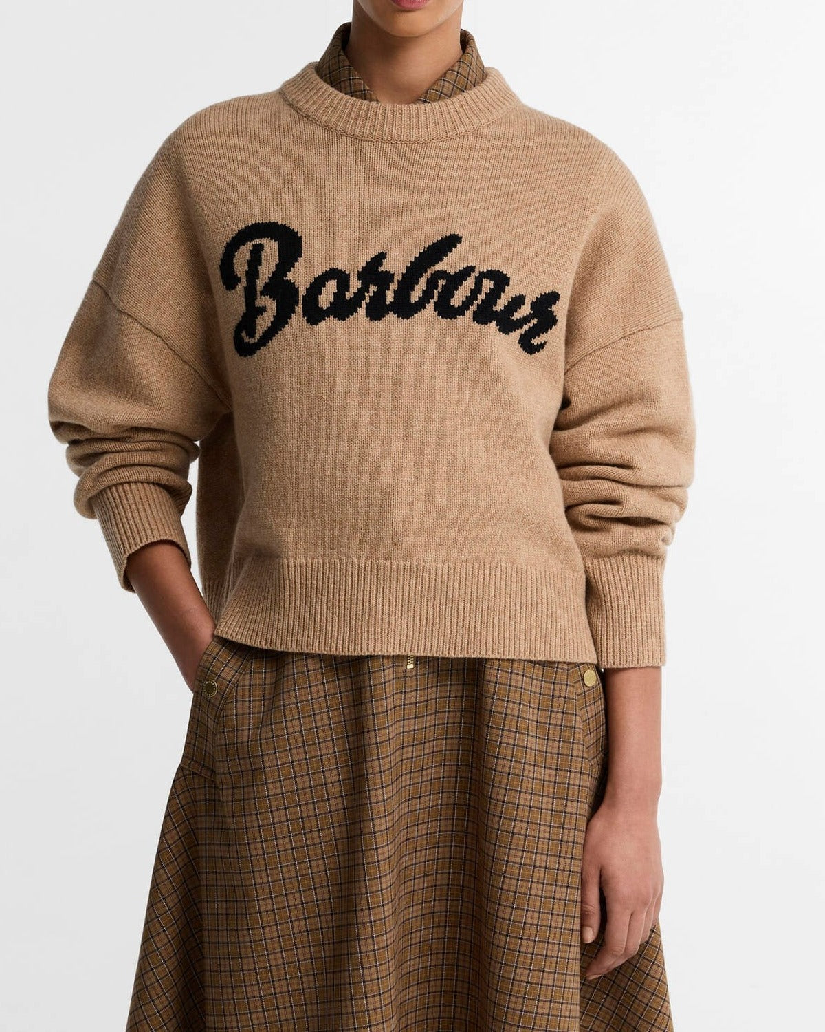 BARBOUR MAglione Donna IVYBRIDGE Girocollo-Warm Trench