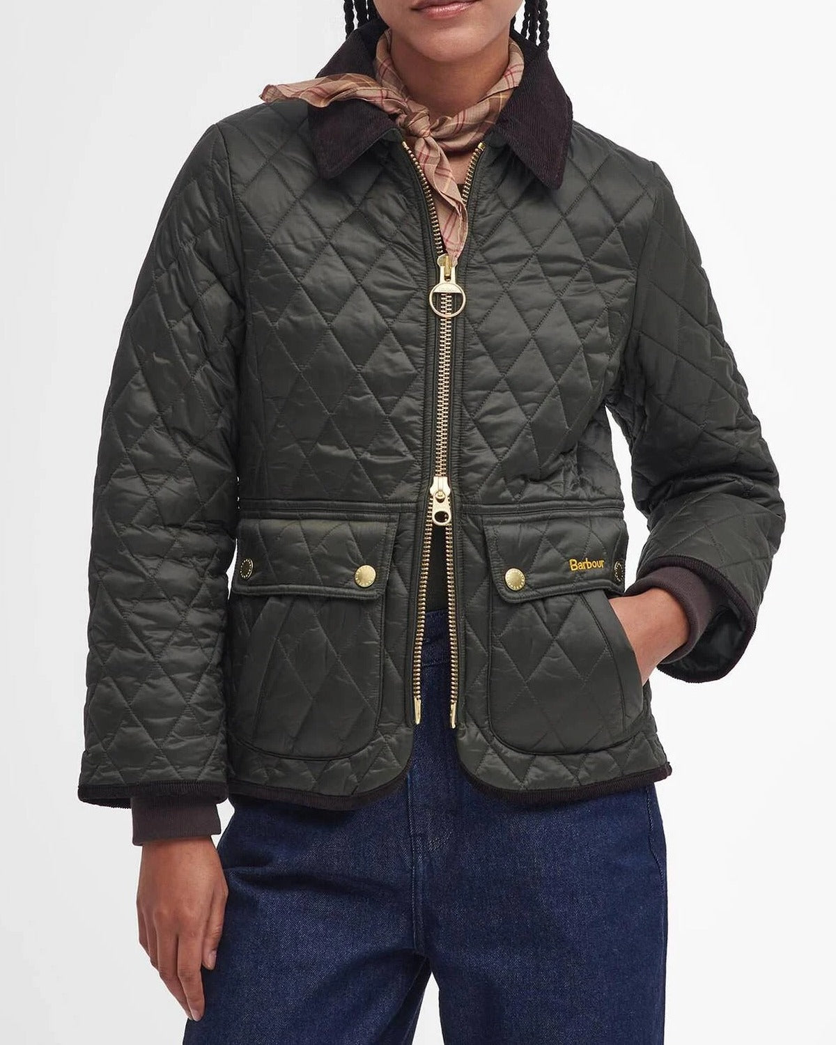 BARBOUR Giacca Donna BEADNELL QUILTED-Sage/Ancient