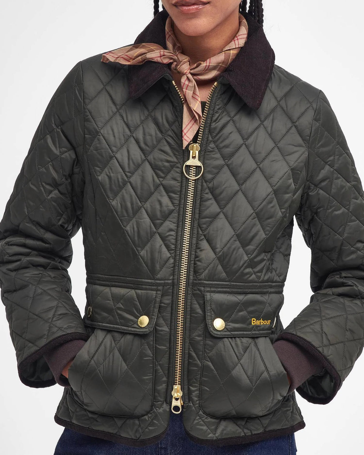 BARBOUR Giacca Donna BEADNELL QUILTED-Sage/Ancient