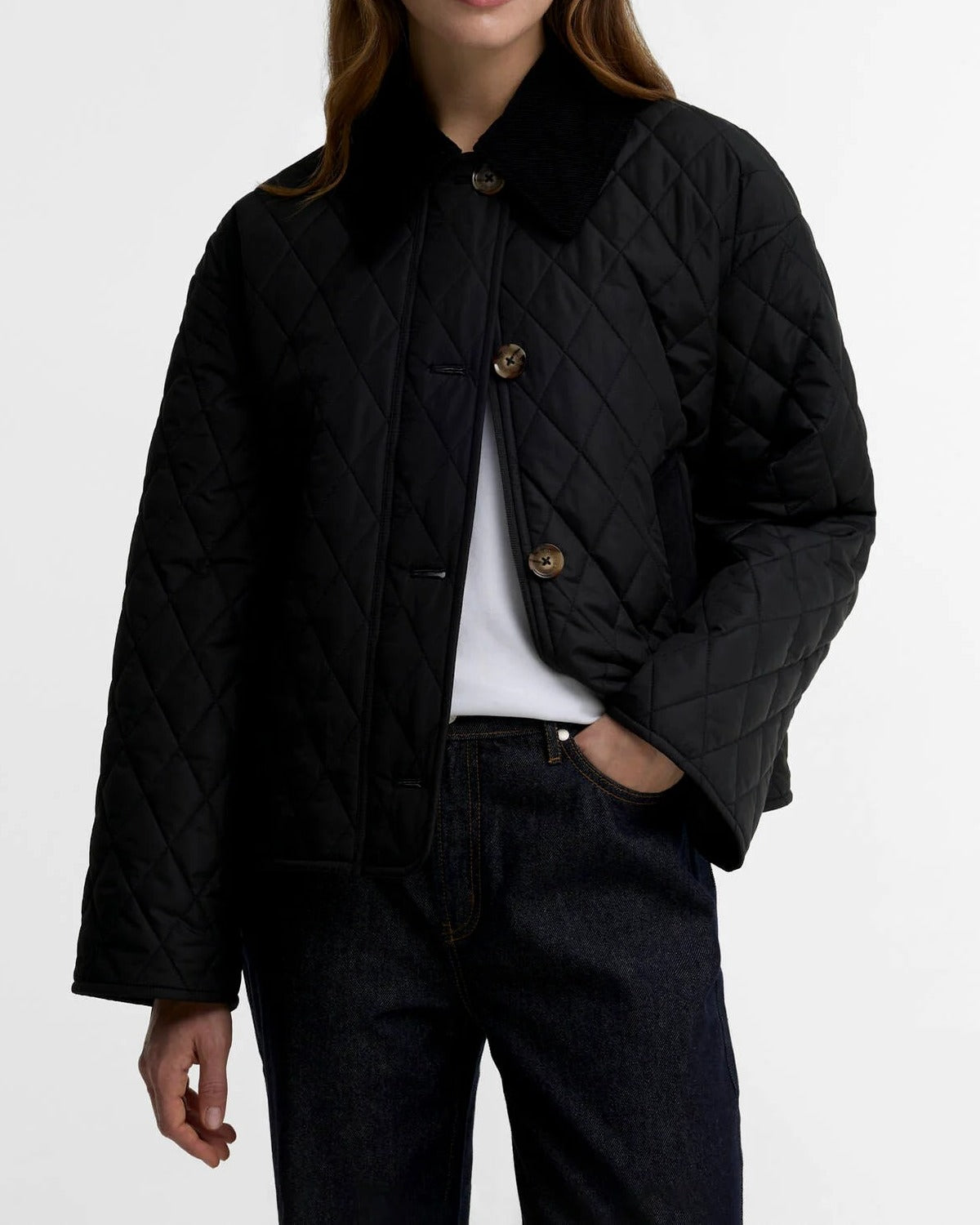 BARBOUR Giacca Donna MOIRA QUILTED-Black/Shadow Classic