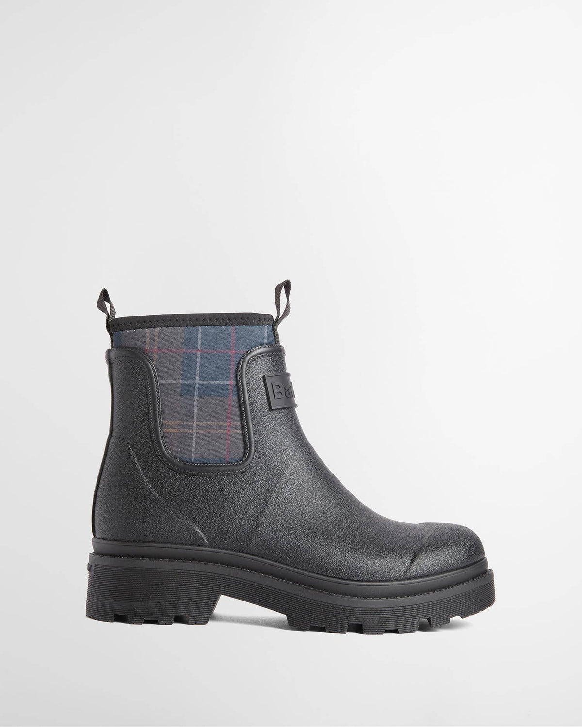 BARBOUR Stivaletto Donna CYNTHIA CHELSEA WELLINGTON-Black/Shadow Tartan
