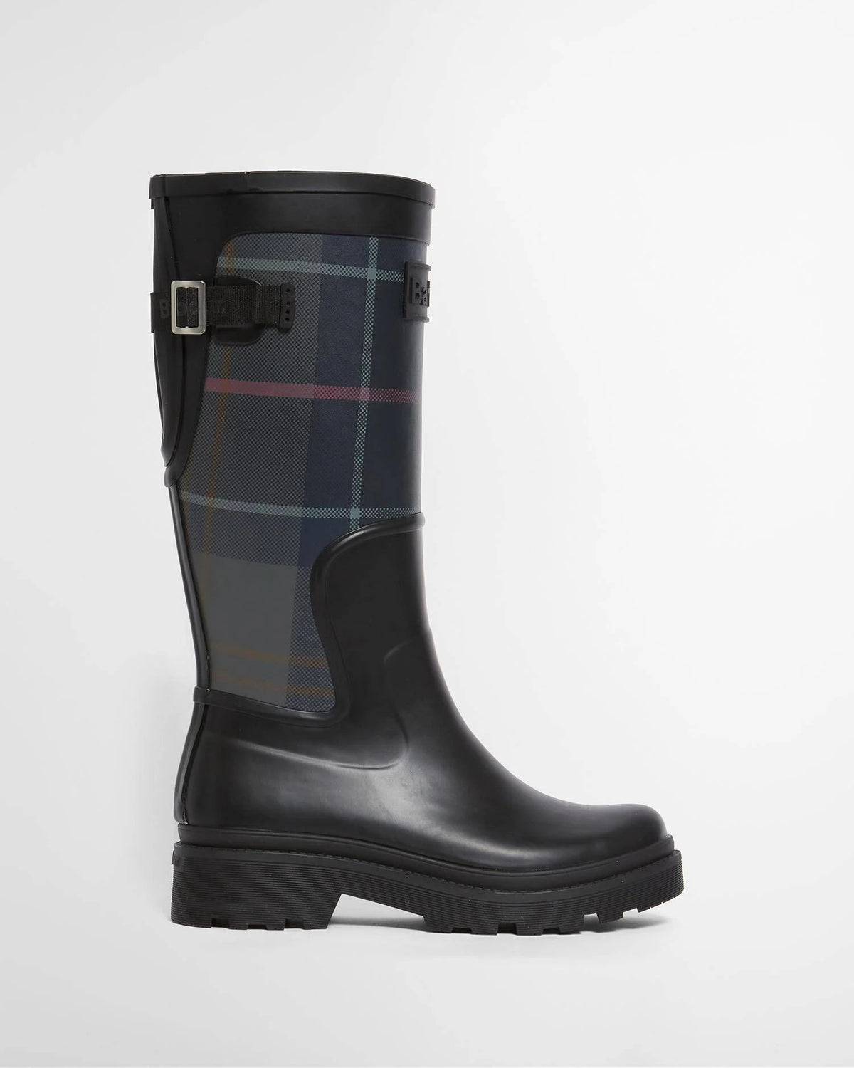 BARBOUR Stivale Donna WELLINGTON Dena-Black/Shadow Tartan