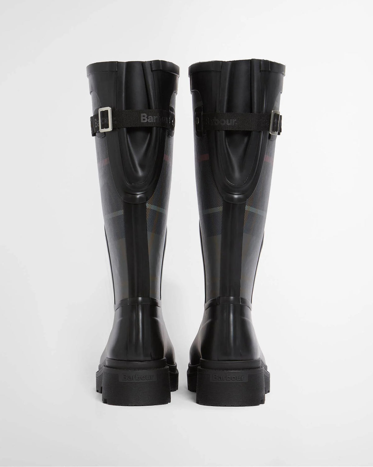 BARBOUR Stivale Donna WELLINGTON Dena-Black/Shadow Tartan