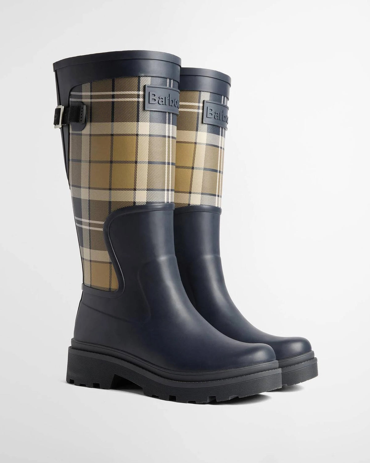 BARBOUR Stivale Donna WELLINGTON Dena-Dark Navy/Birchwood