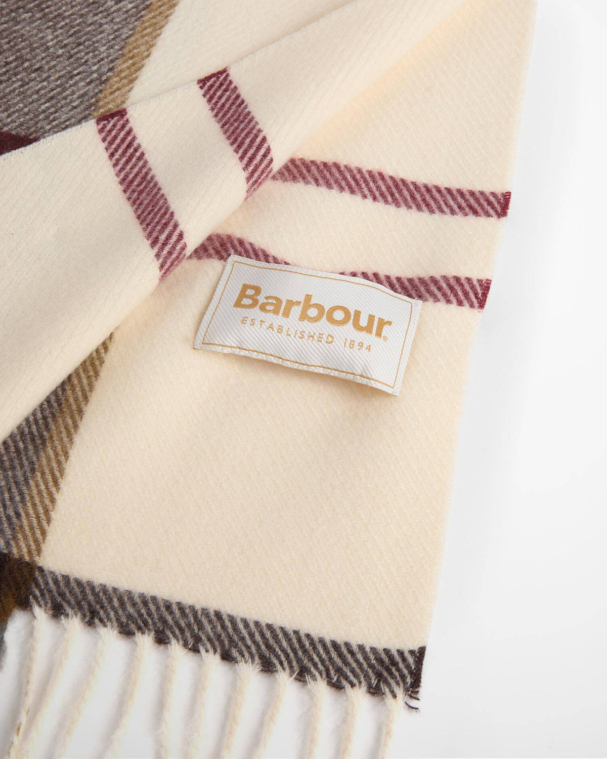 BARBOUR Sciarpa Donna HARRIET-Light Muted Tartan