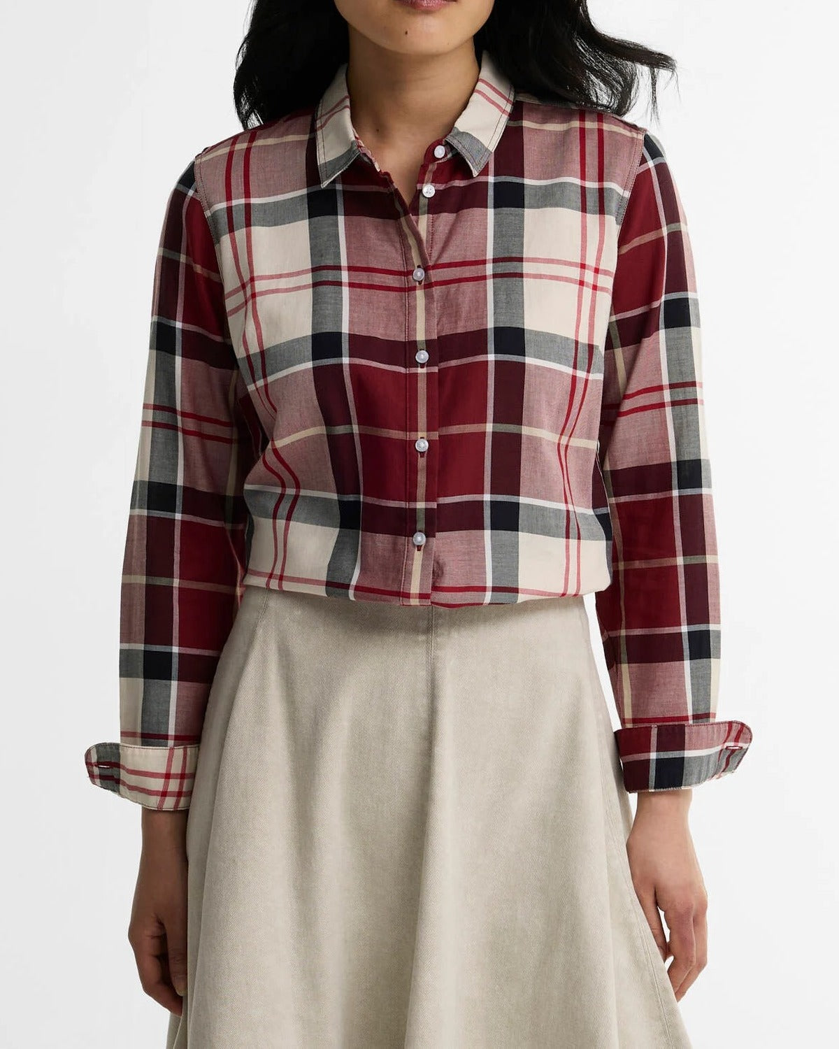 BARBOUR Camicia Donna Bredon-Lt Cardinal Tartan