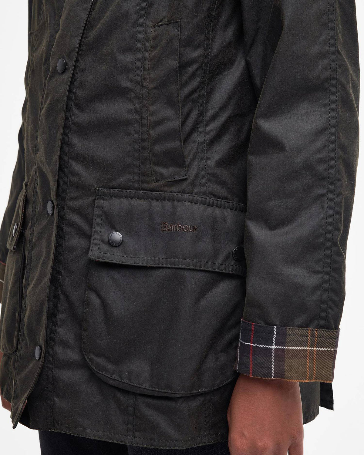 BARBOUR Giacca Donna Classic Beadnell Wax-Olive