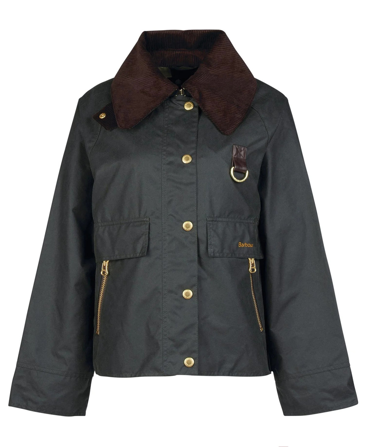 BARBOUR Giacca Donna Catton Wax-Sage Ancient