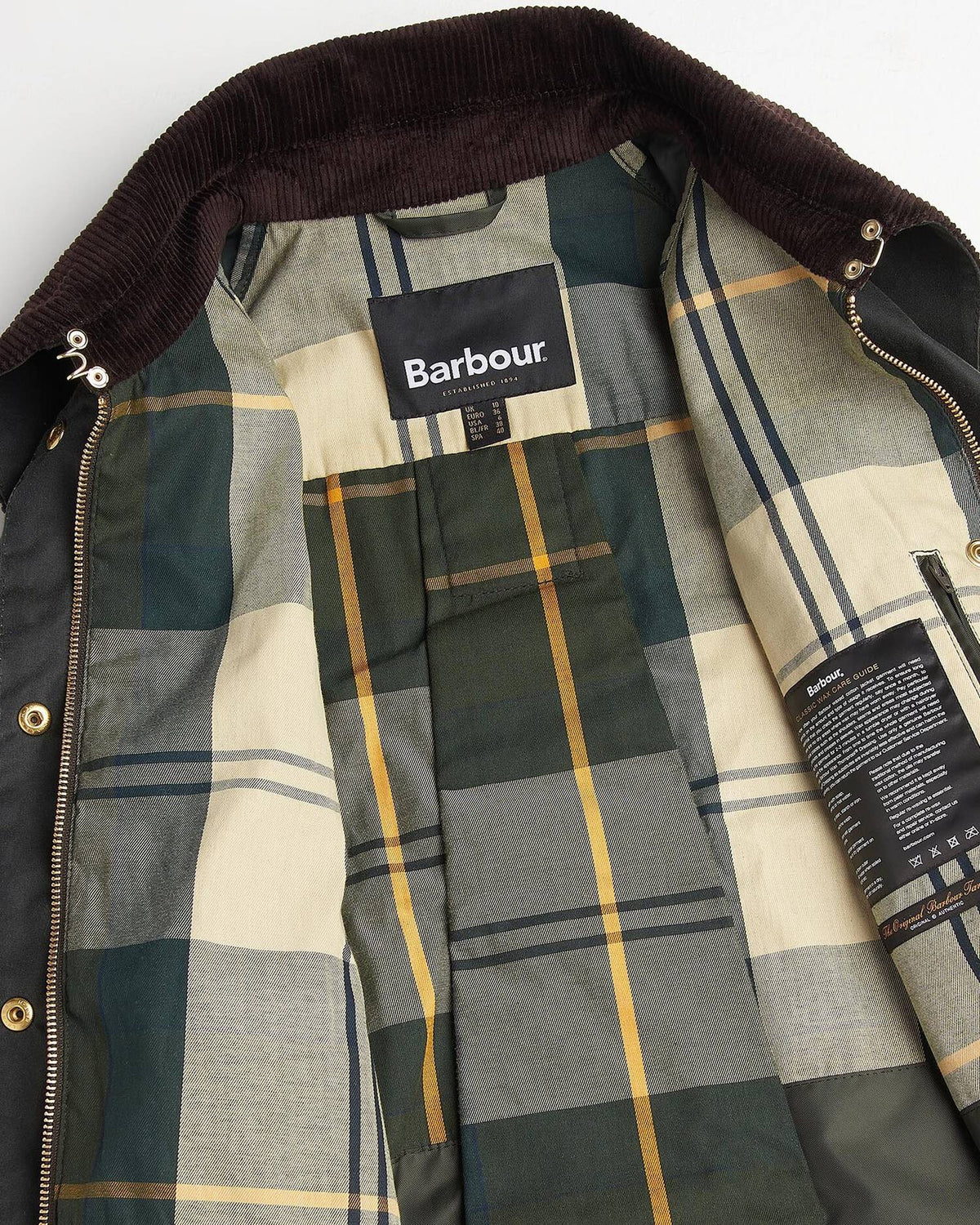 BARBOUR Giacca Donna Catton Wax-Sage Ancient