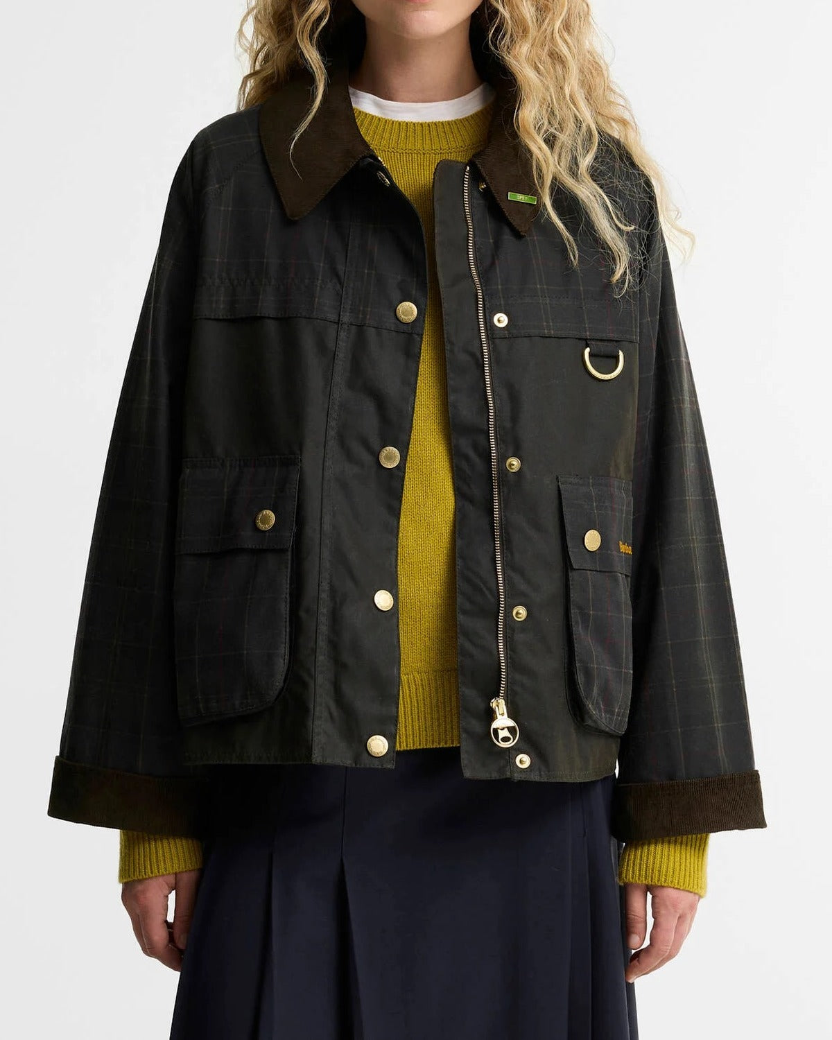 BARBOUR Giacca Donna Tartan Spey Reimagined Icons-Classic Tartan/Olive