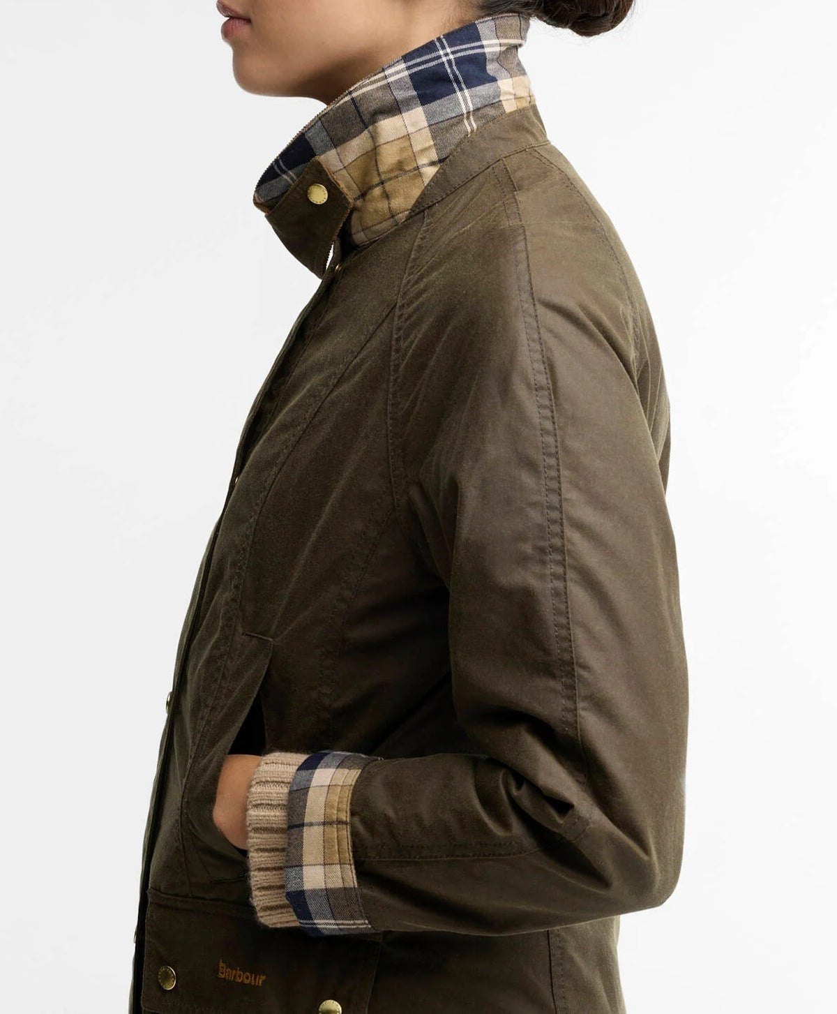 BARBOUR Giacca Donna BEADNELL ICONS WAX-Beech/Birchwood