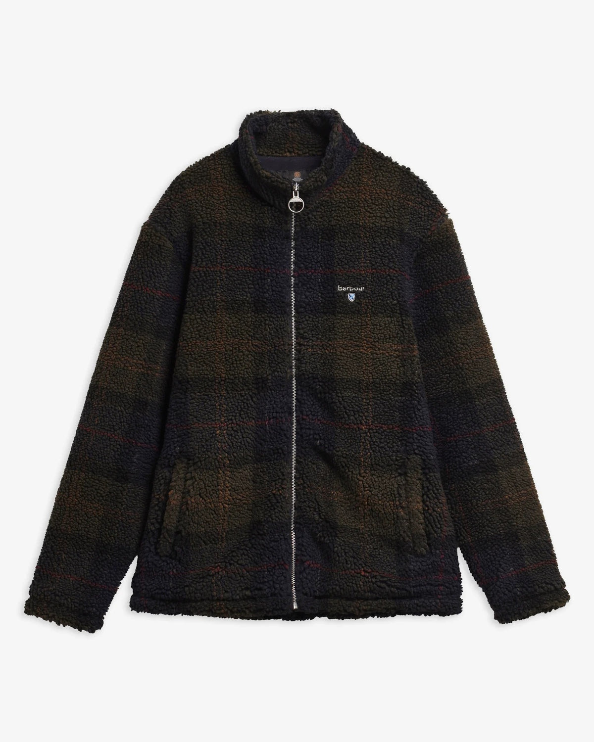BARBOUR Felpa Uomo Sherpa-Shadow Classic Tartan