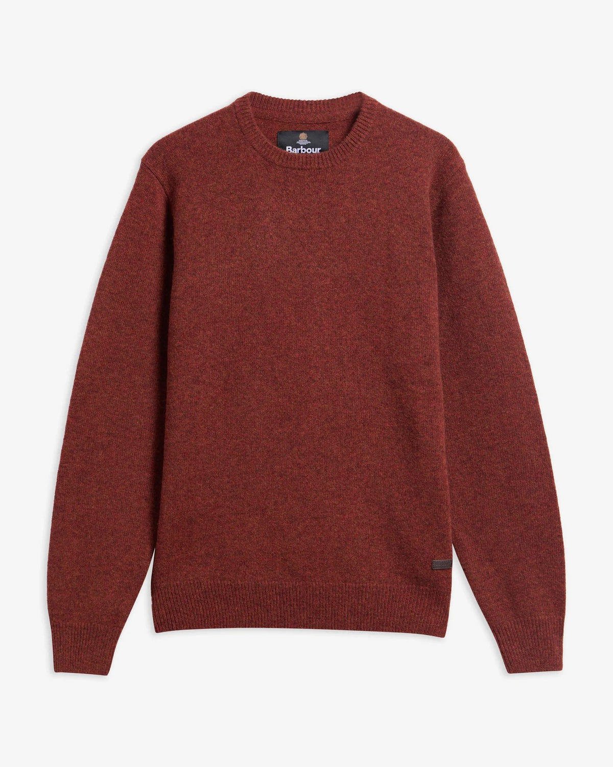 BARBOUR Maglia Uomo ESSENTIAL PATCH CREW-Russet