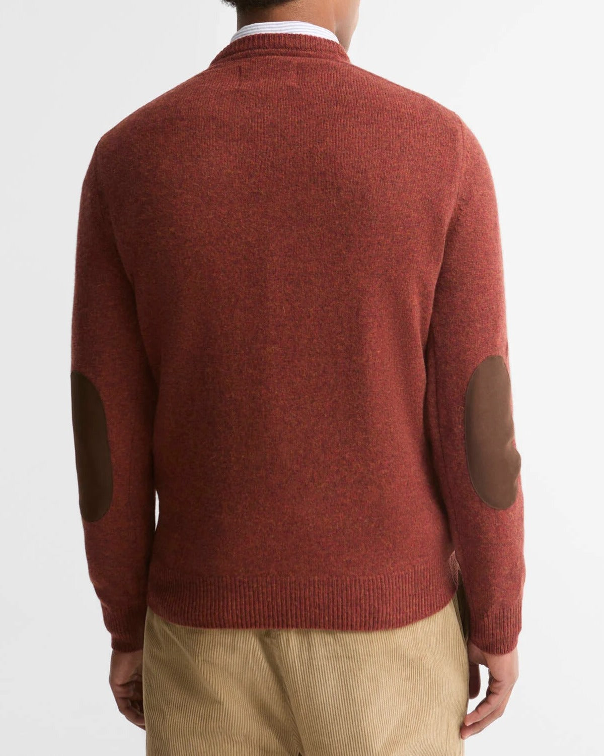 BARBOUR Maglia Uomo ESSENTIAL PATCH CREW-Russet