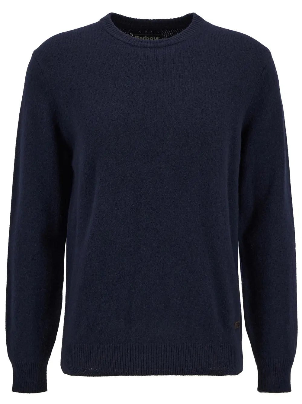BARBOUR Maglia Uomo ESSENTIAL PATCH CREW-Navy